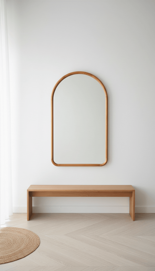 Espejo de madera - 100 cm x 60 cm - Misswood