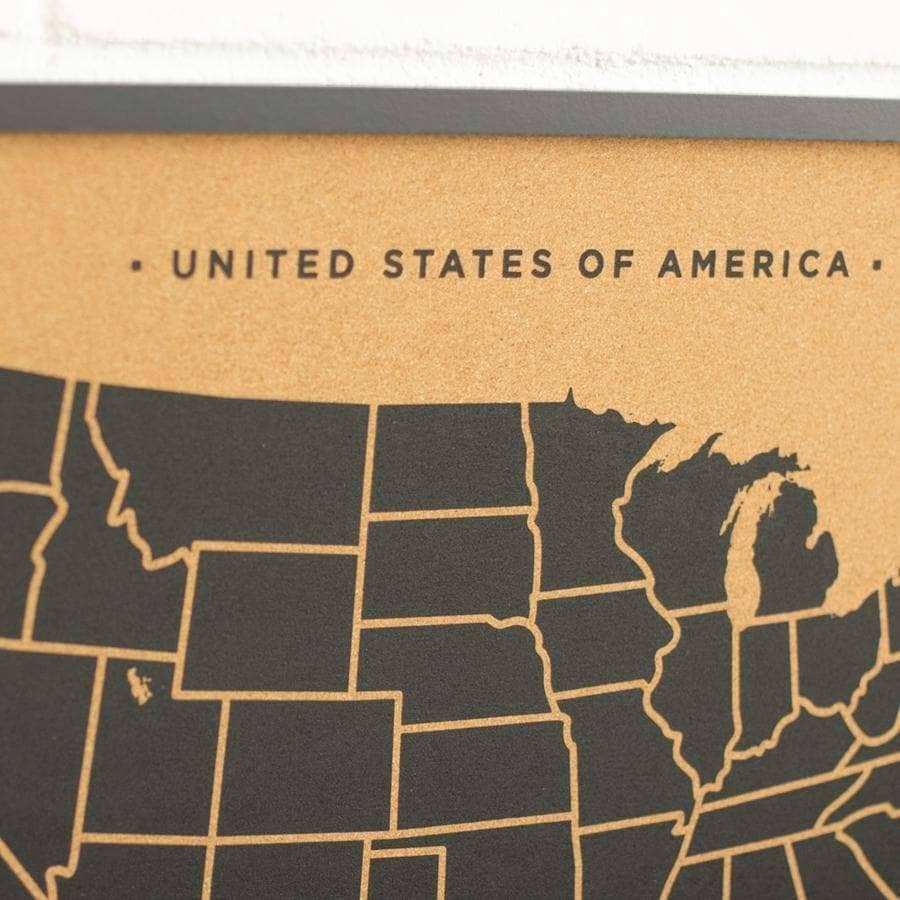 Mapa de corcho - Woody Map Natural EE.UU. - Misswood